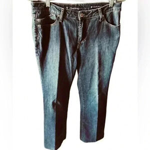Salt Works  New York size 8 medium rise boot cut denim jeans. Medium wash. EUC